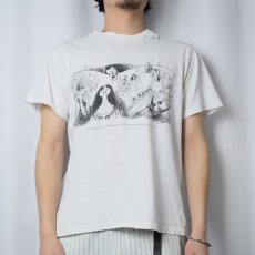 画像2: 90's Albert Hirschfeld "Phantom of the Opera" アートプリントTシャツ M (2)