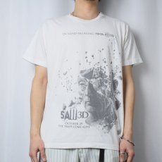 画像2: 2010 SAW 3D ホラー映画プリントTシャツ  (2)