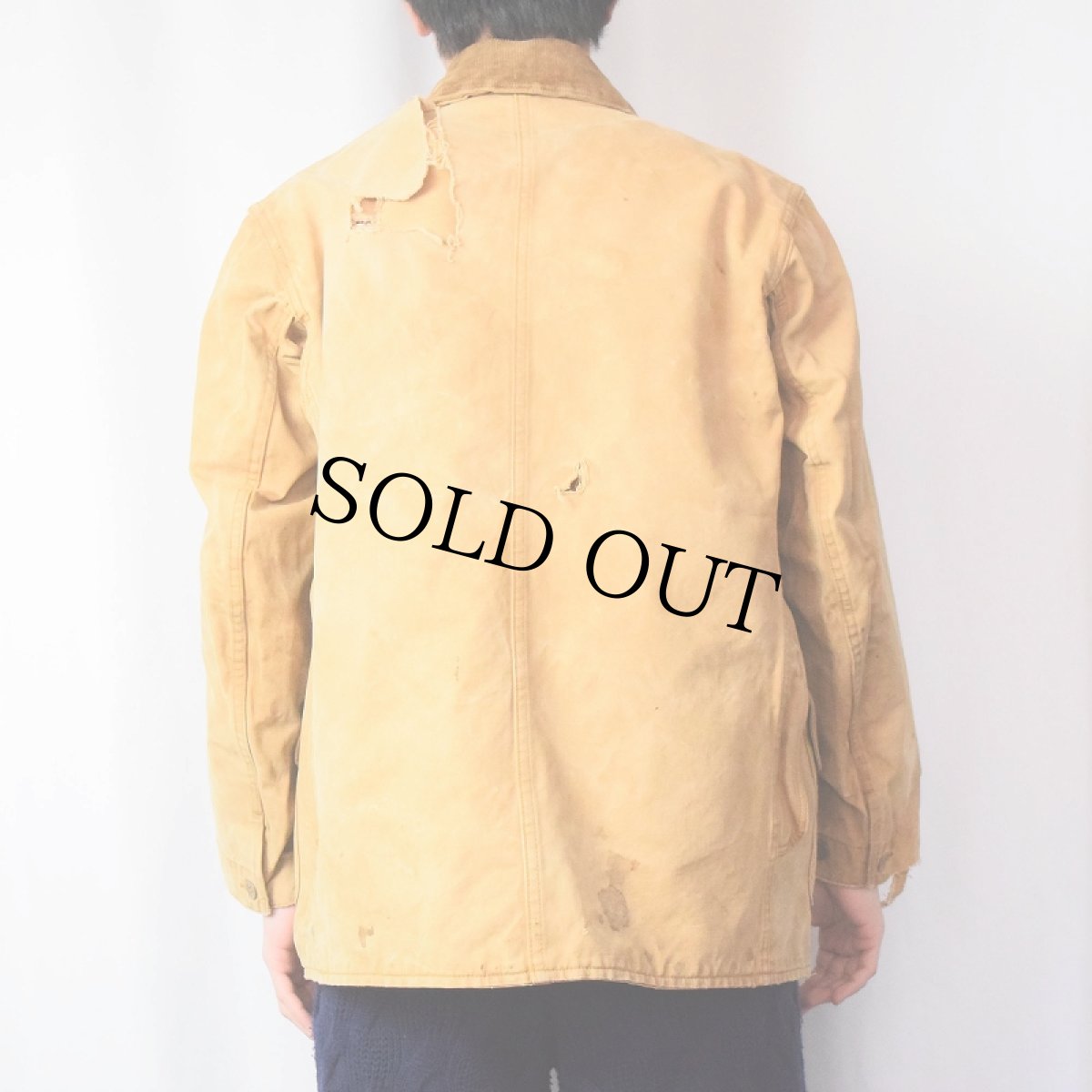 画像4: 30〜40's Dry Buck ダックハンティングジャケット (4)