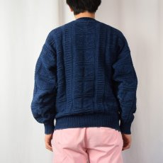 画像3: davison's of BERMUDA インディゴコットンニットセーター NAVY XL (3)