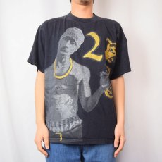 画像2: 2PAC ヒップホッププリントTシャツ M (2)