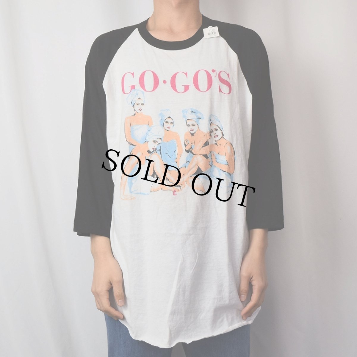 画像2: The Go-Go's "beauty and the beat" ガールズバンドラグランTシャツ (2)