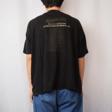 画像4: 90's Loudblast "REINCARNATE THROUGH EUROPE '91" デスラッシュメタルバンドTシャツ  (4)