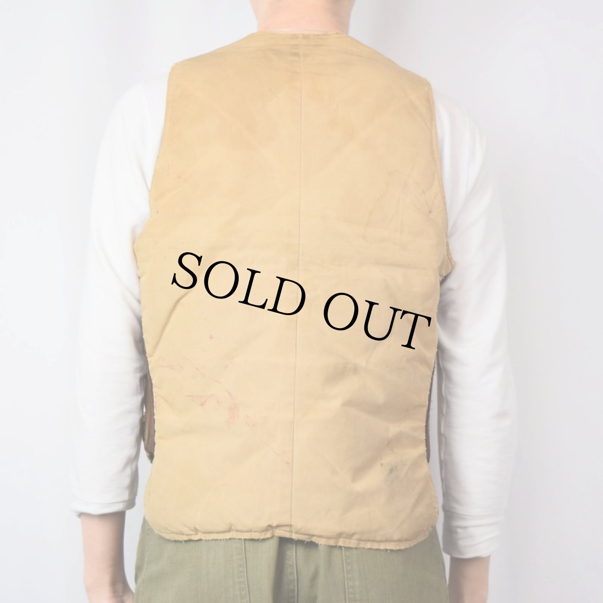 画像4: 50's Feather Foam ダウンベスト (4)