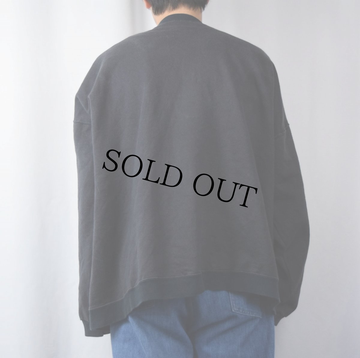 画像3: ブート NIKE ファイヤーパターン ロゴ刺繍 スウェット BLACK (3)