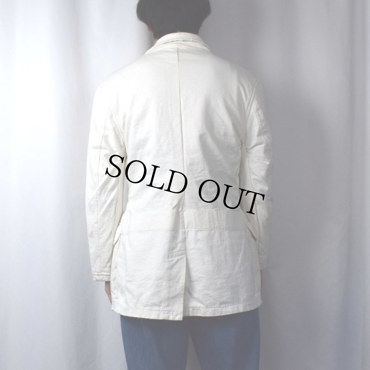 画像4: POLO Ralph Lauren コットンテーラードジャケット L (4)