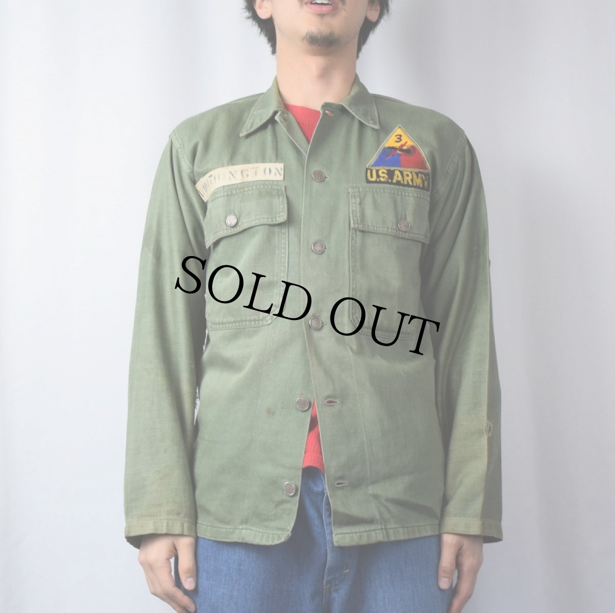 画像2: 50's U.S.ARMY 13スター ユーティリティシャツ (2)