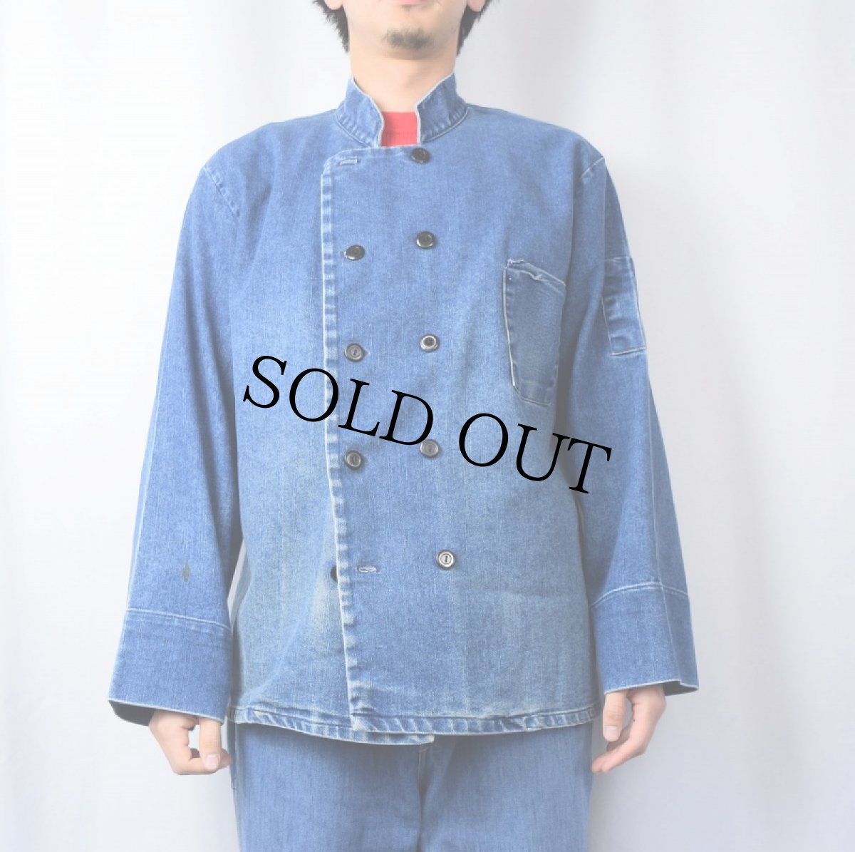 画像2: デニムコックシャツ M (2)