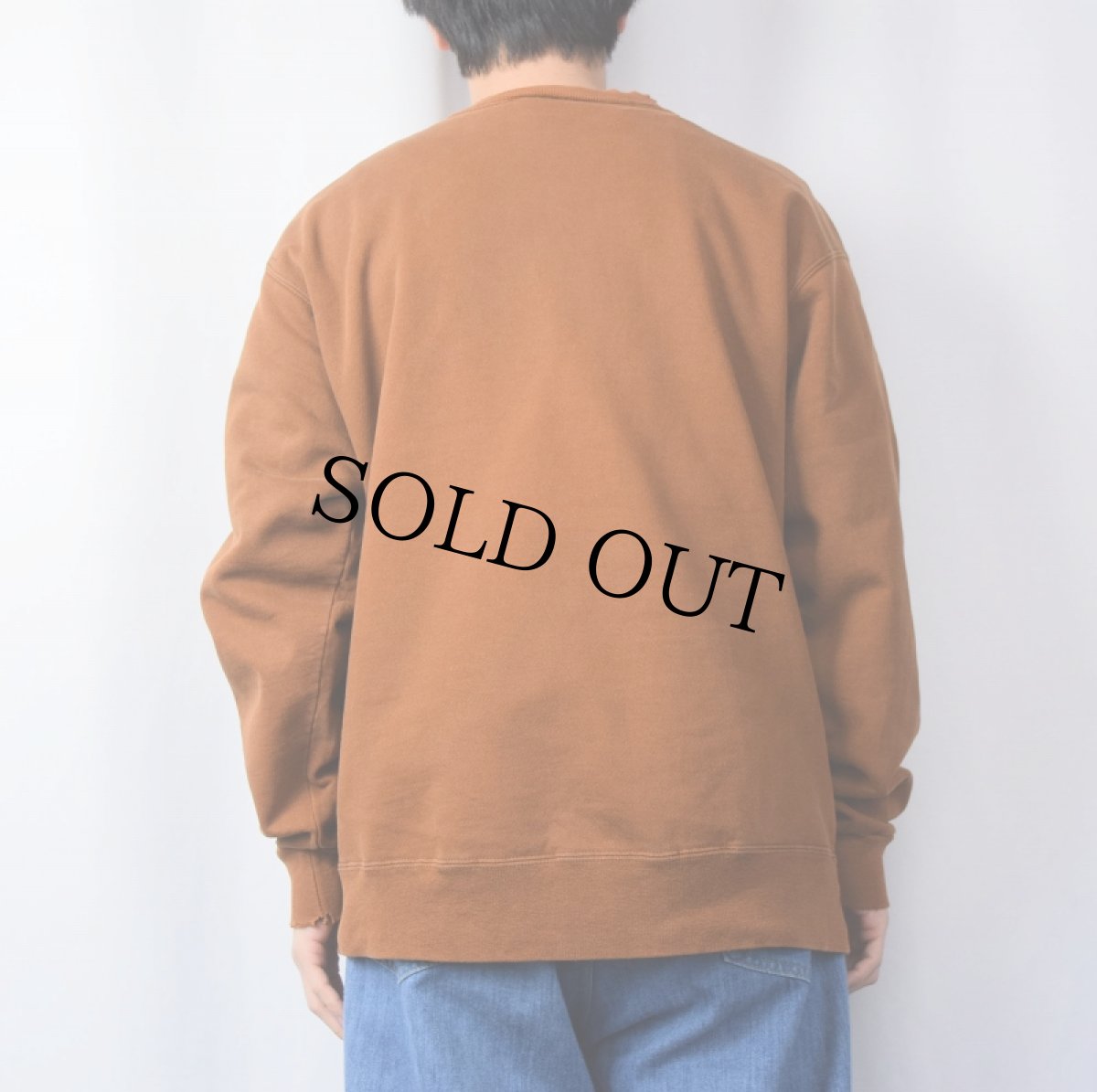 画像3: 90's Champion USA製 ロゴ刺繍 前Vスウェット XL (3)