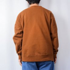 画像3: 90's Champion USA製 ロゴ刺繍 前Vスウェット XL (3)