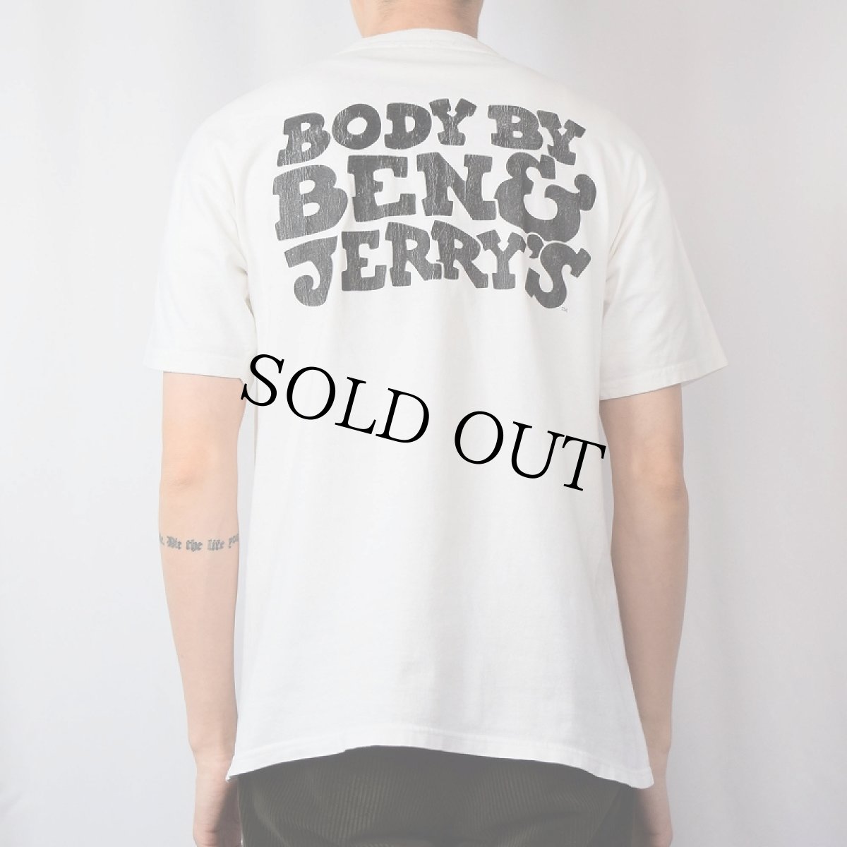 画像4: BEN&JERRY'S "CHUBY HUBBY" 企業プリントTシャツ (4)