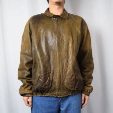 画像2: POLO Ralph Lauren レザージャケット L (2)