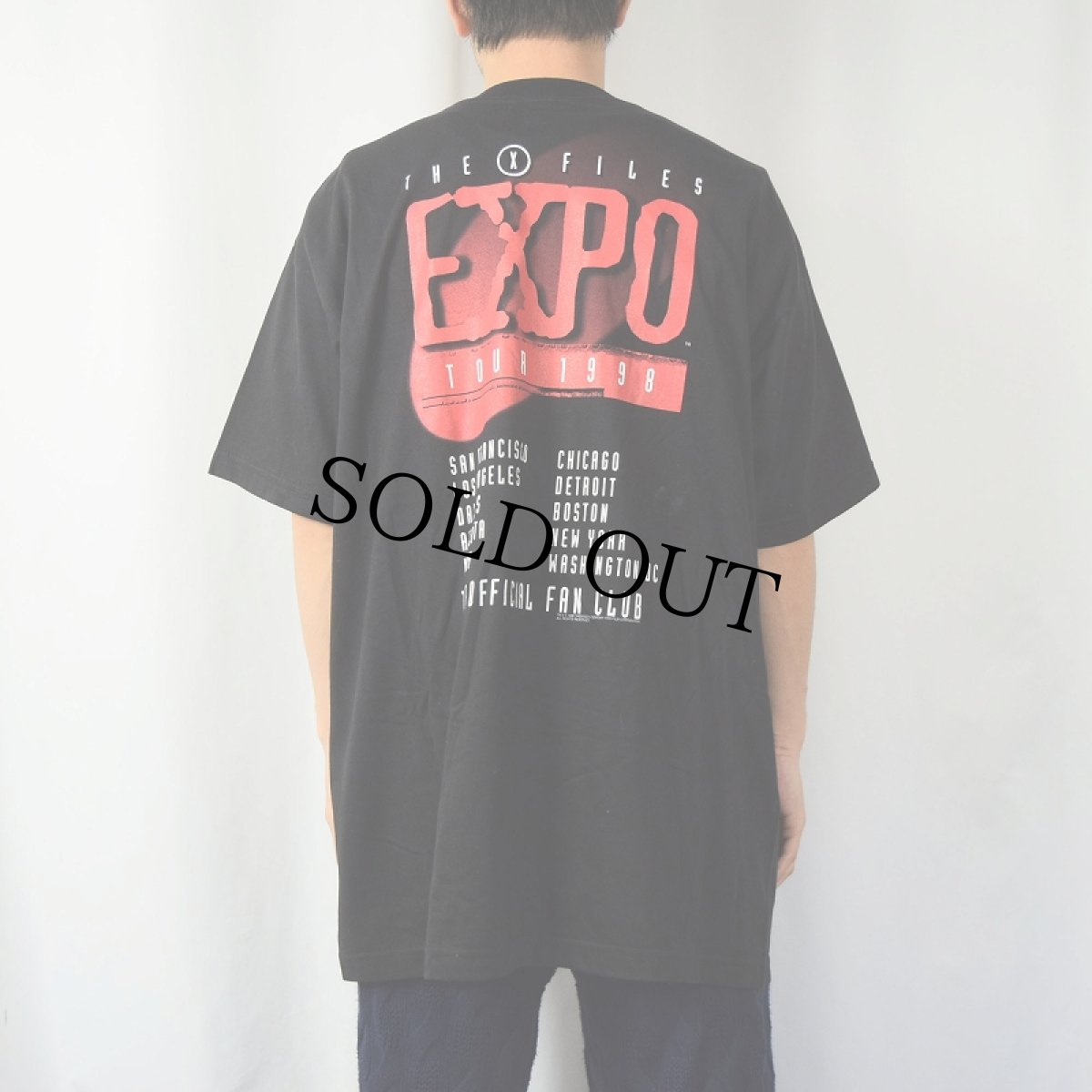 画像3: 90's THE X FILES USA製 "EXPO TOUR 1998" SFテレビドラマTシャツ XL (3)