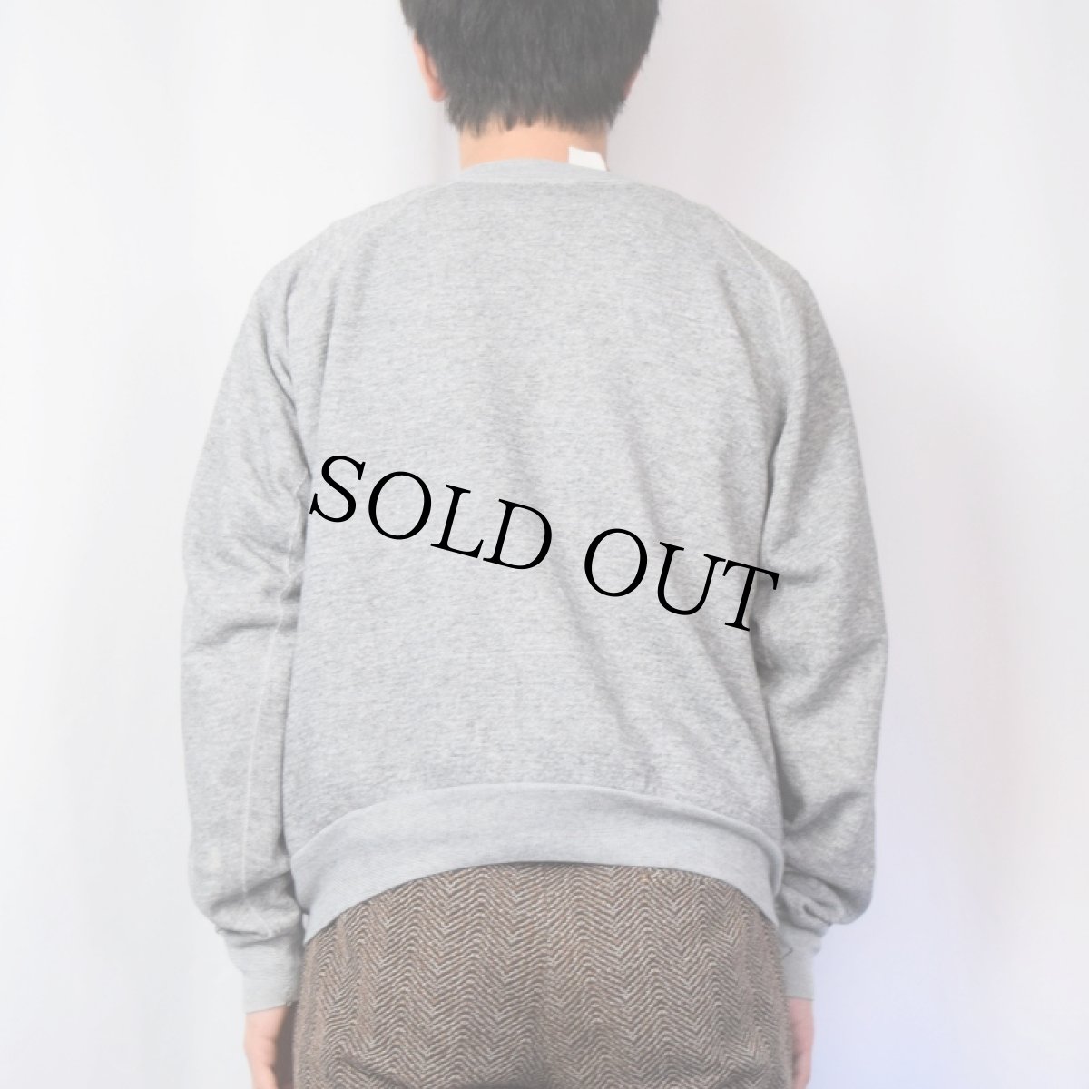 画像3: 70〜80's USA製 無地ラグランスウェット (3)