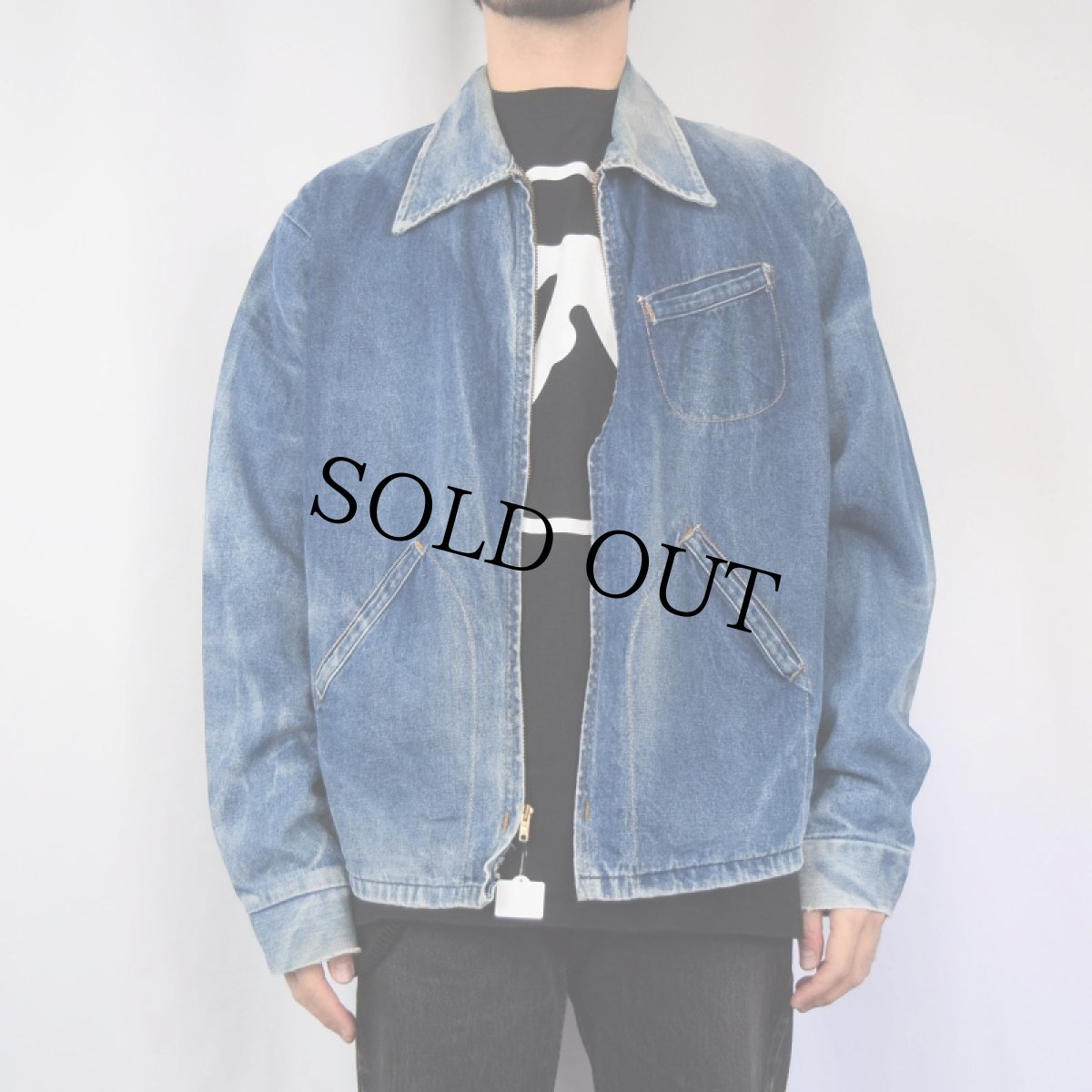 画像3: 60〜70's Key IMPERIAL デニムカバーオール SIZE46 (3)