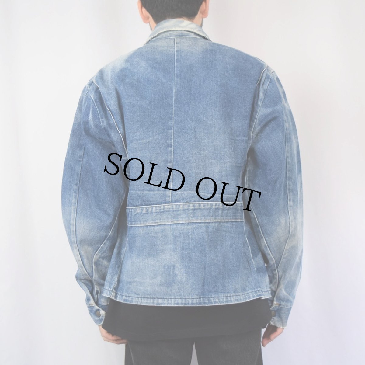 画像4: 60〜70's Key IMPERIAL デニムカバーオール SIZE46 (4)