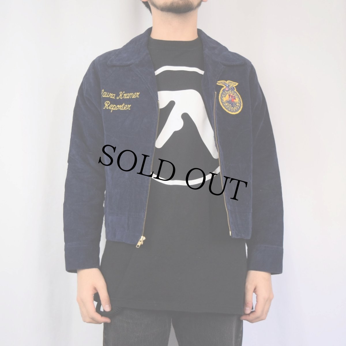 画像3: FFA "WISCONSIN COCHRANE-FOUNTAIN CITY" コーデュロイファーマーズジャケット SIZE38 (3)