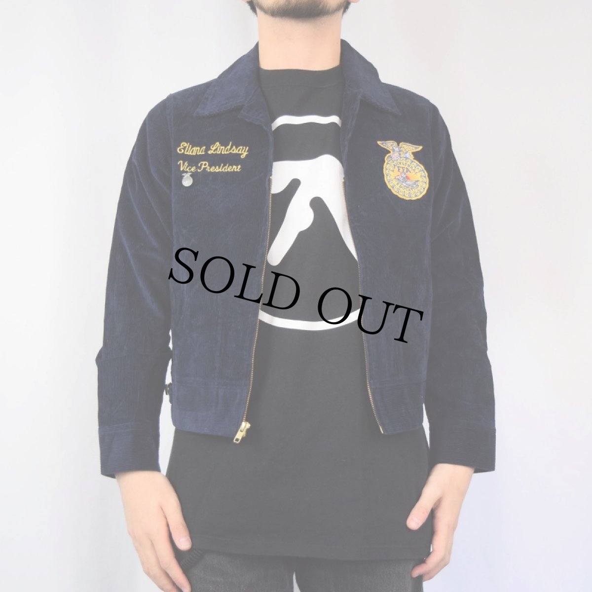 画像3: FFA "WISCONSIN COCHRANE-FOUNTAIN CITY" コーデュロイファーマーズジャケット SIZE36 (3)