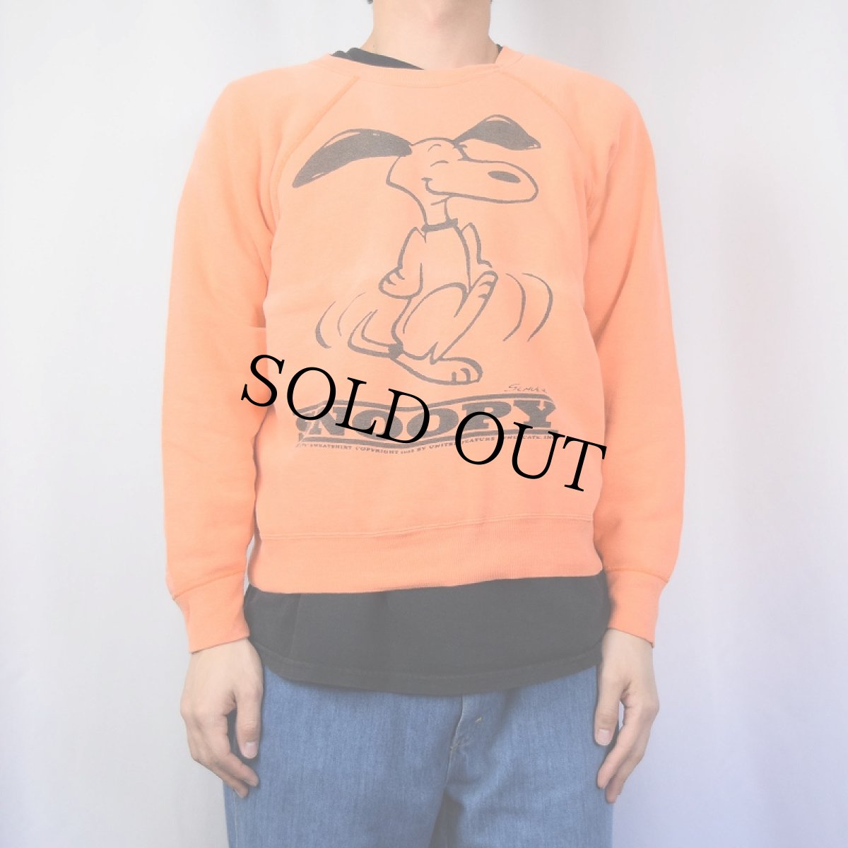 画像3: 60's SPRUCE SNOOPY "SNOOPY 染み込みプリントスウェット (3)