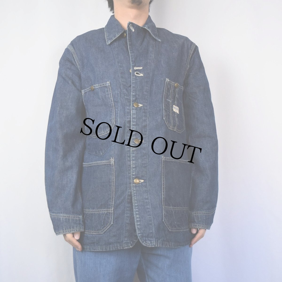 画像3: 50's HERCULES USA製 デニムカバーオール (3)