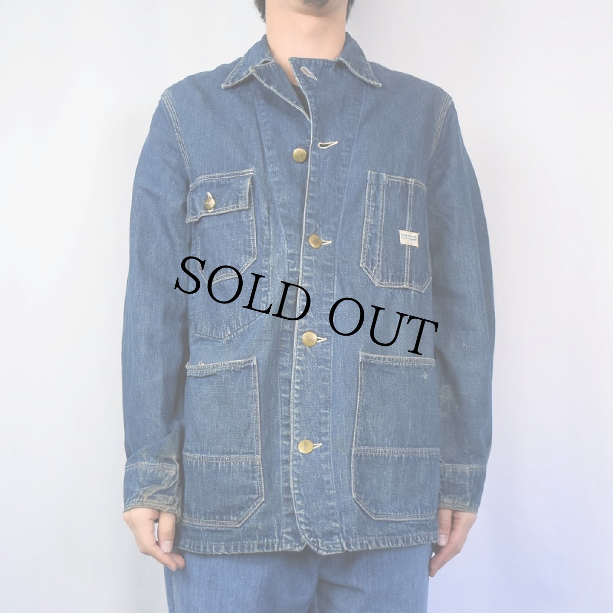 画像3: 40's HERCULES USA製 デニムカバーオール (3)