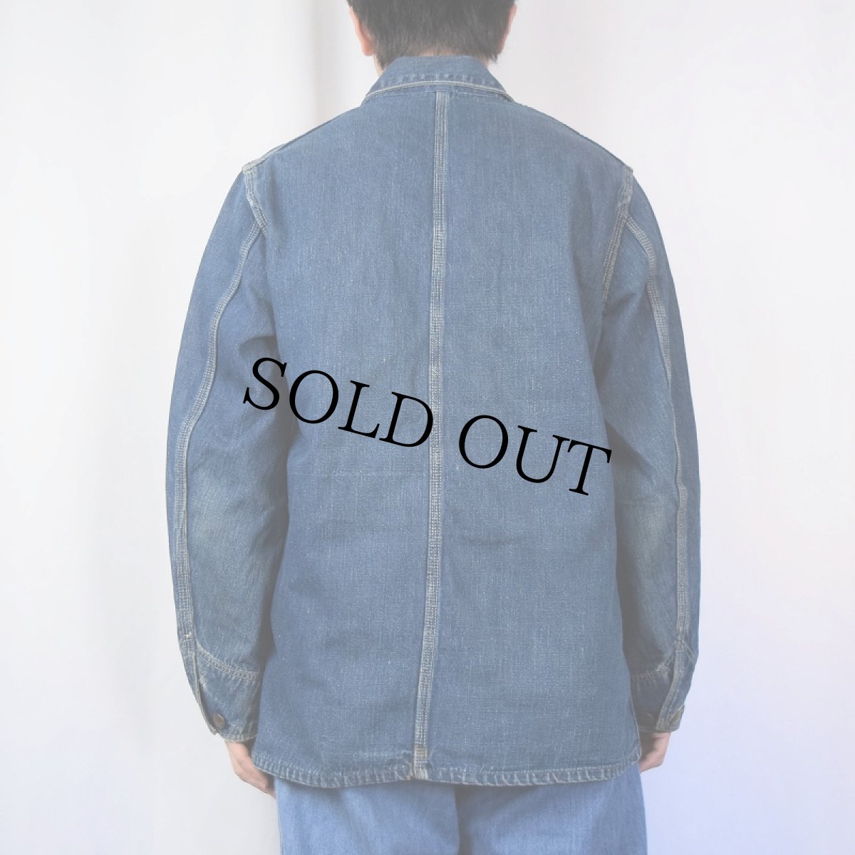 画像4: 40's HERCULES USA製 デニムカバーオール (4)