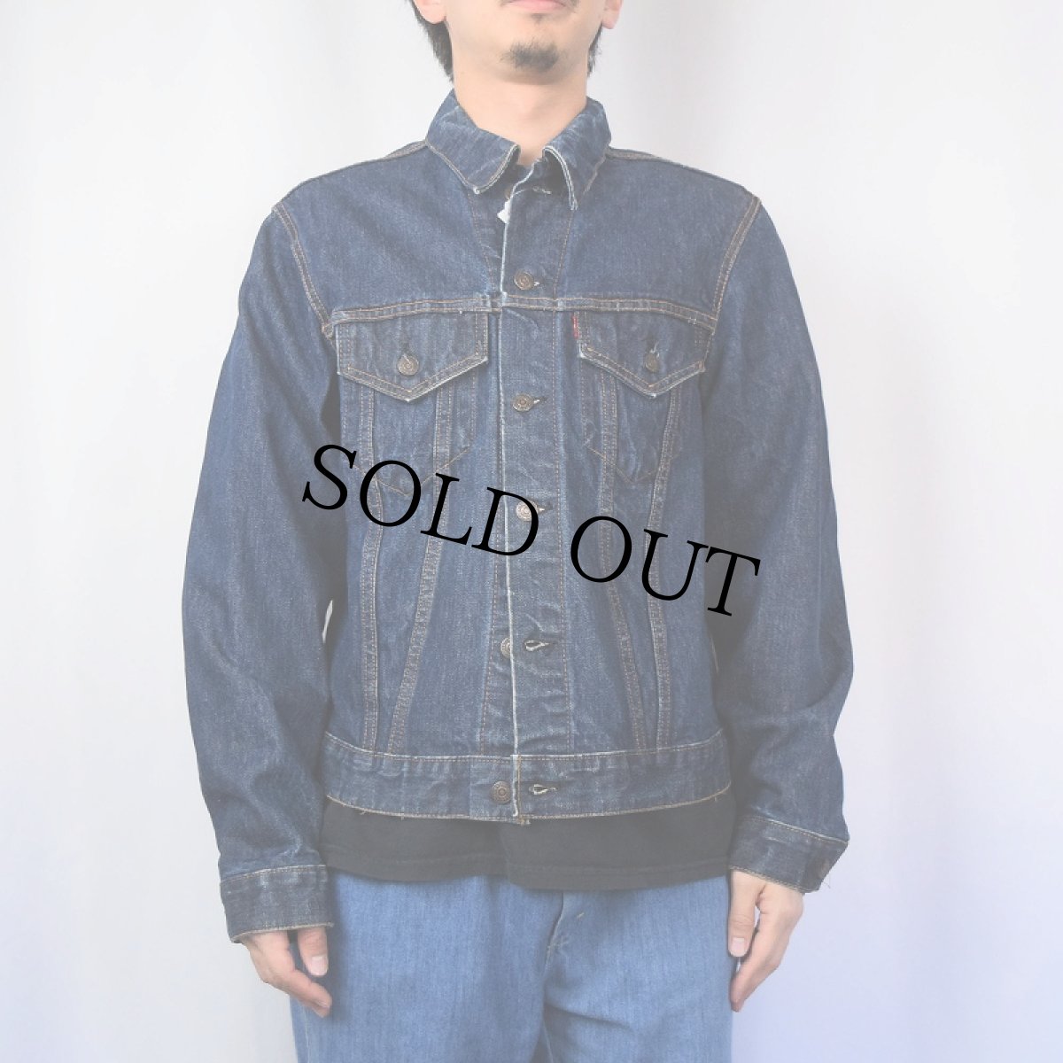 画像2: 60's LEVI'S 70505 BIGE USA製 デニムジャケット (2)