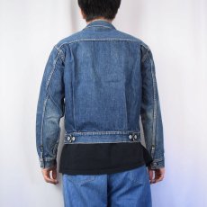 画像3: 50〜60's LEVI'S 507XX 紙パッチ BIGE 2nd デニムジャケット  (3)