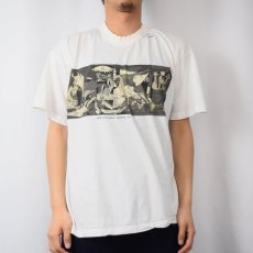 画像2: 90's Pablo Picasso "Guernica" アートTシャツ XL (2)