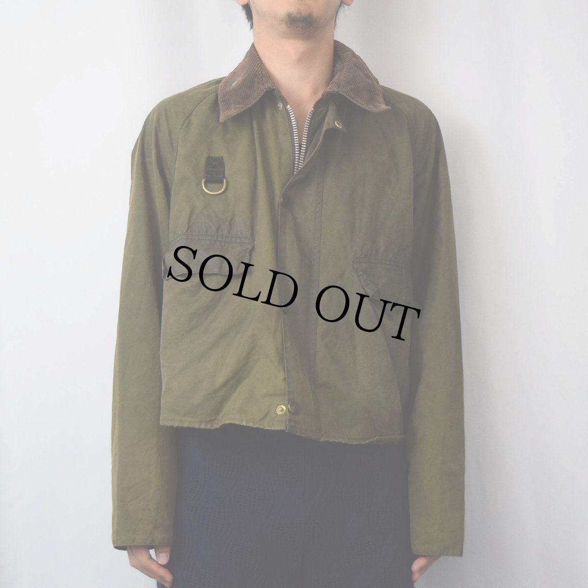 画像2: 90's Barbour ENGLAND製 "SPEY" オイルドジャケット 3ワラント XL (2)