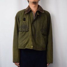 画像2: 90's Barbour ENGLAND製 "SPEY" オイルドジャケット 3ワラント XL (2)