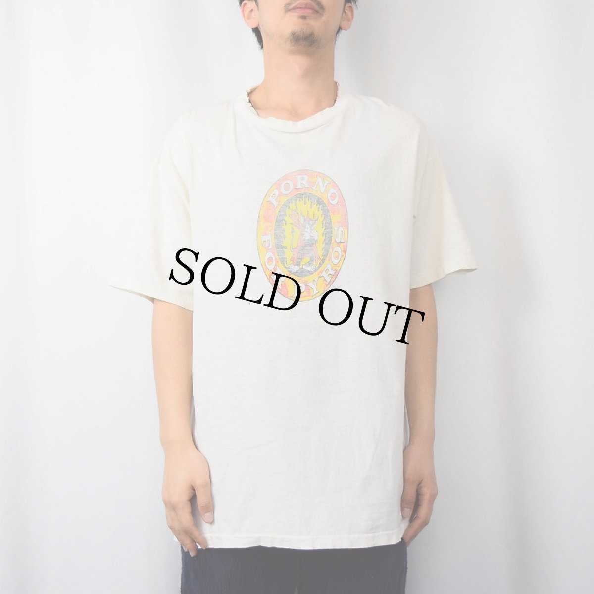 画像3: 90's PORNO FOR PYROS USA製 オルタナティブロックバンドTシャツ XL (3)