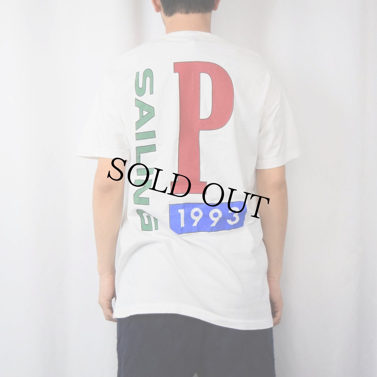 画像3: 90's POLO Ralph Lauren USA製 "SAILING 1993" プリントTシャツ S (3)