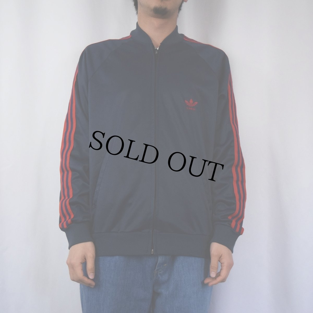 画像2: 80's adidas ATP USA製 トラックジャケット L (2)