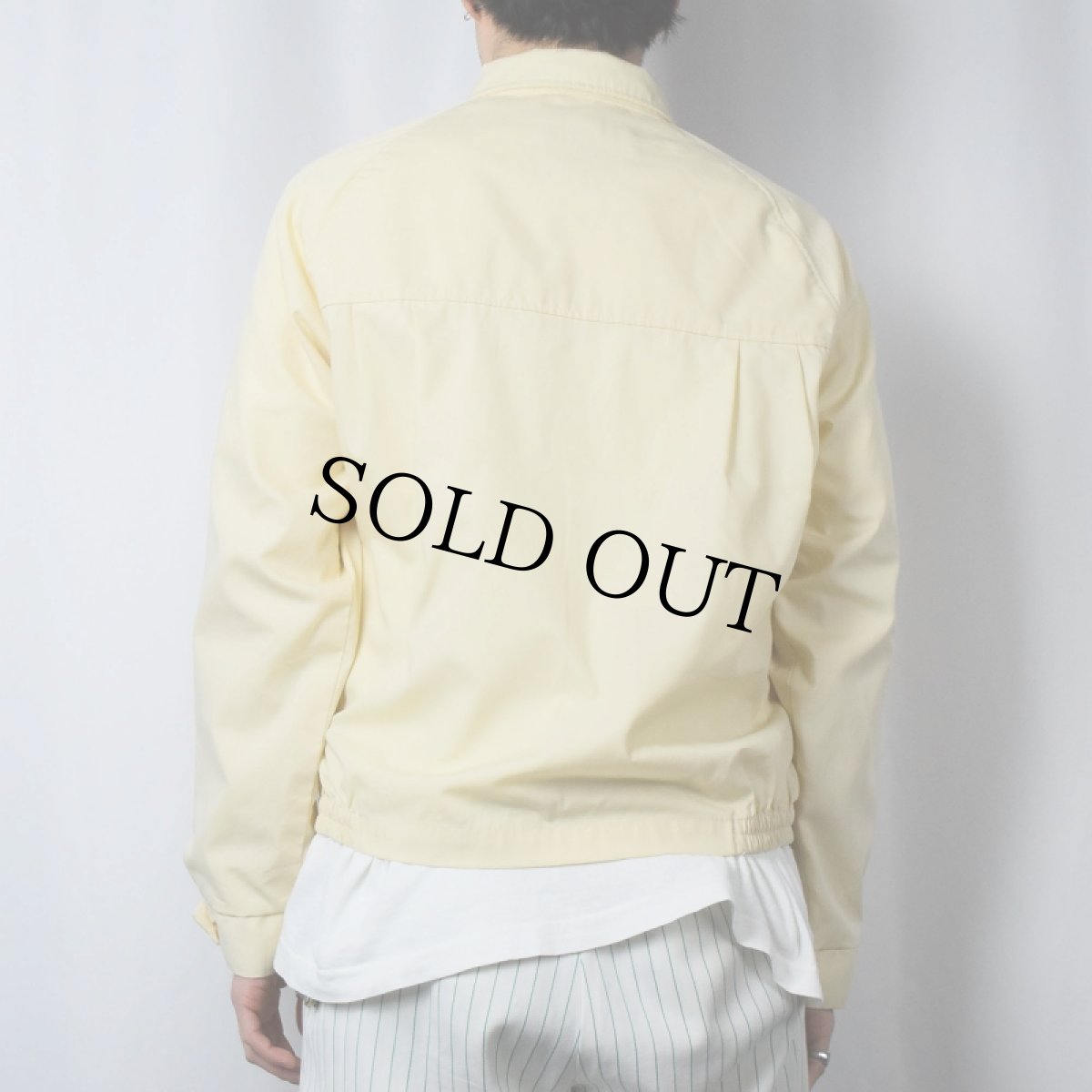 画像3: 70's CAMPUS USA製 コットン×ポリエステル スイングトップ M (3)