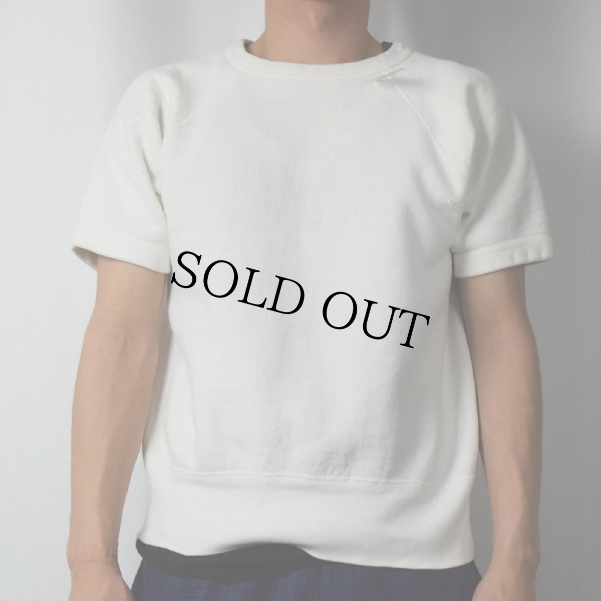 画像2: 〜60's 無地 半袖ラグランスウェット (2)