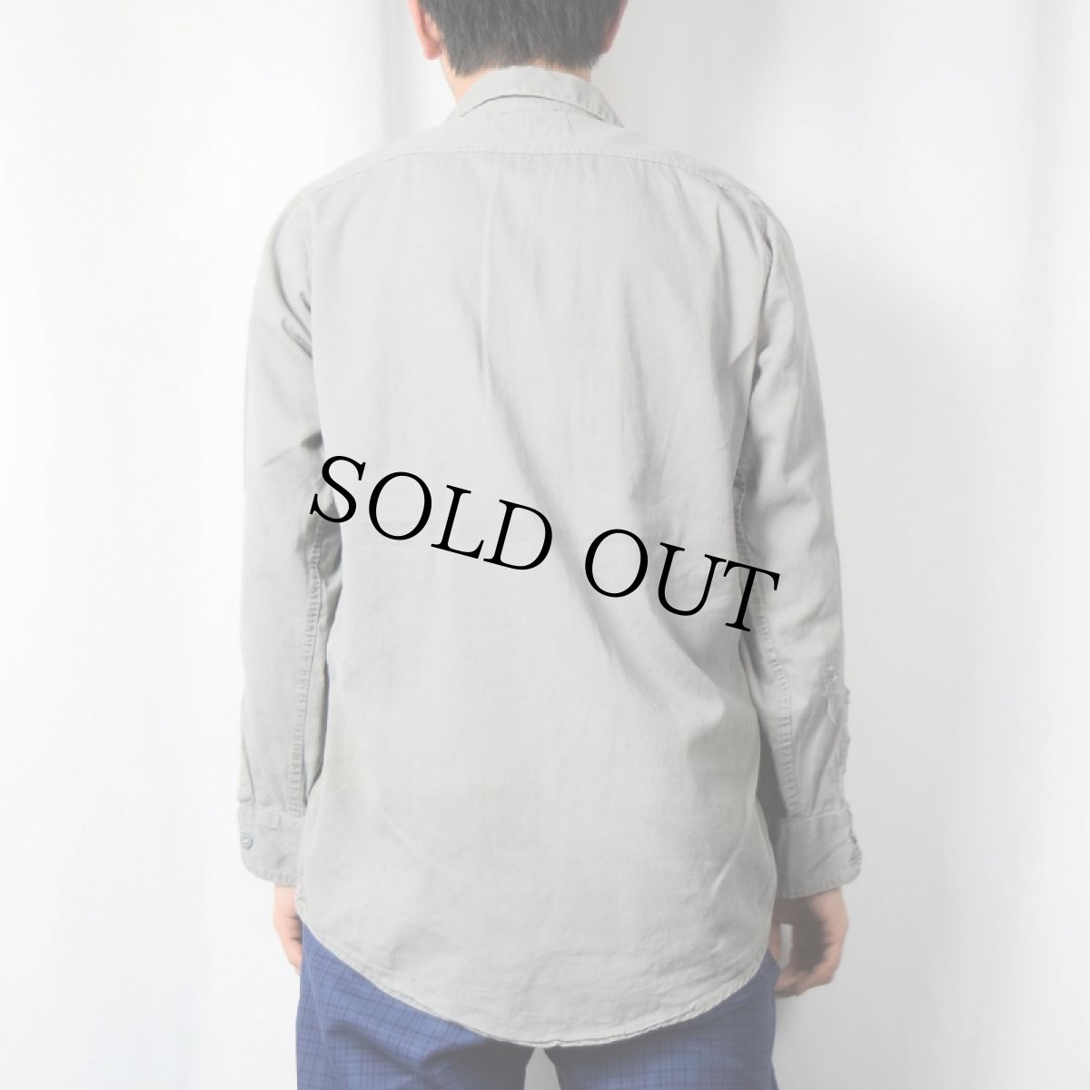 画像3: 70's〜 ワークシャツ S (3)