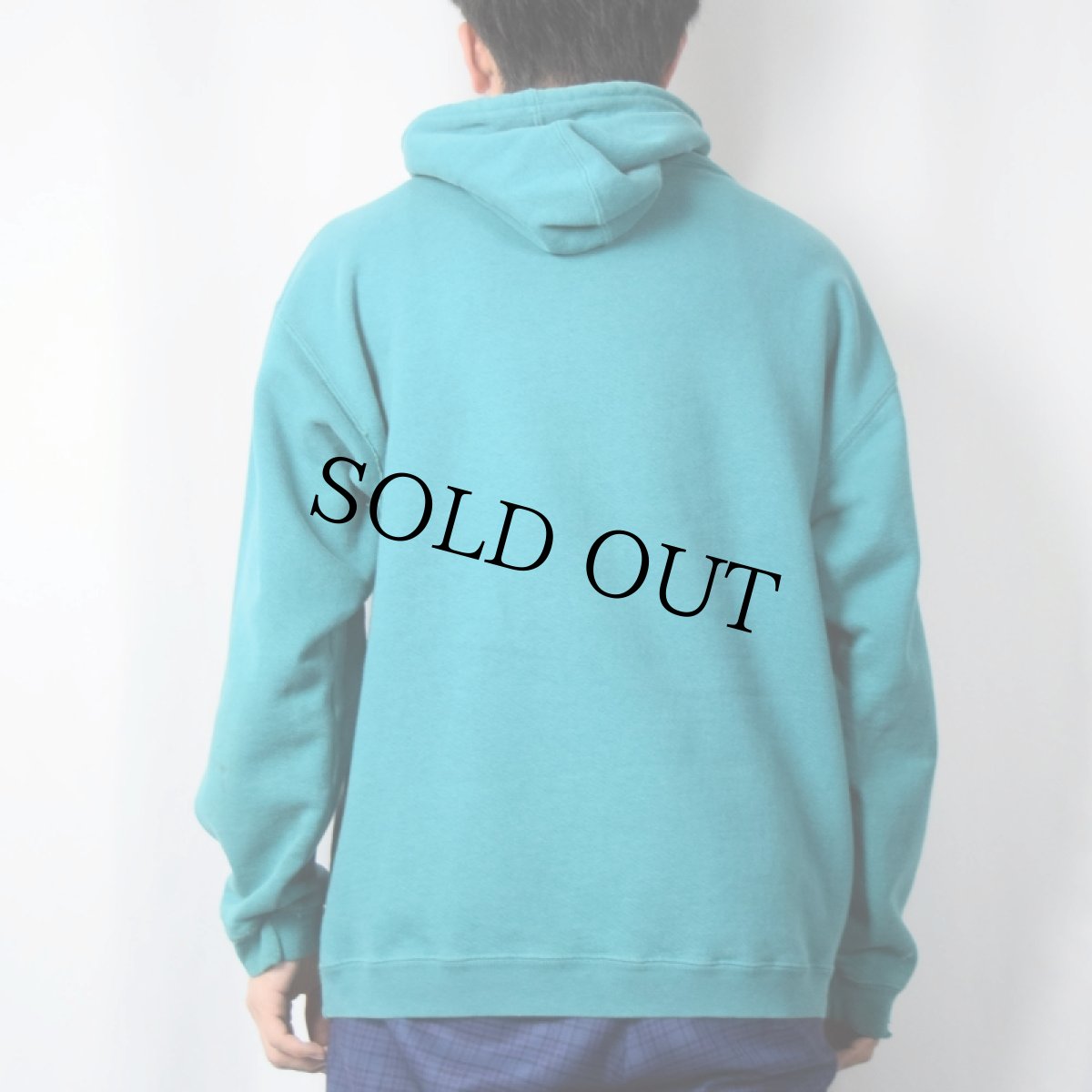 画像3: 80's Eddie Bauer 無地スウェットフーディー S (3)