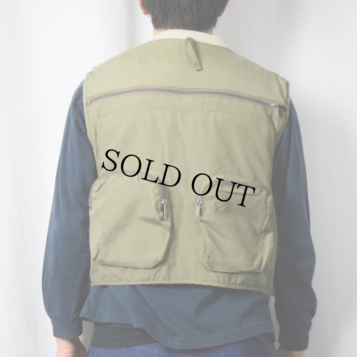 画像4: 80's ORVIS KOREA製 フィッシングベスト M (4)