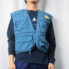 画像2: 【SALE】 〜90's Woolrich CLASSIC 60/40クロス フィッシングベスト XXL (2)