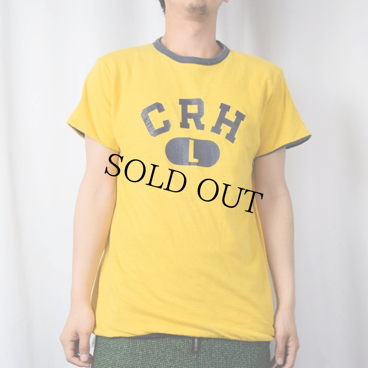 画像3: 80's Champion USA製 トリコタグ "CRH" ダブルフェイス リバーシブルTシャツ L (3)