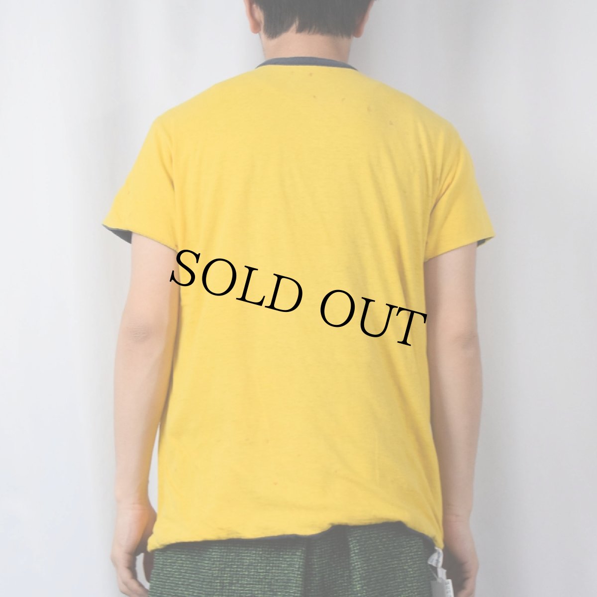 画像4: 80's Champion USA製 トリコタグ "CRH" ダブルフェイス リバーシブルTシャツ L (4)