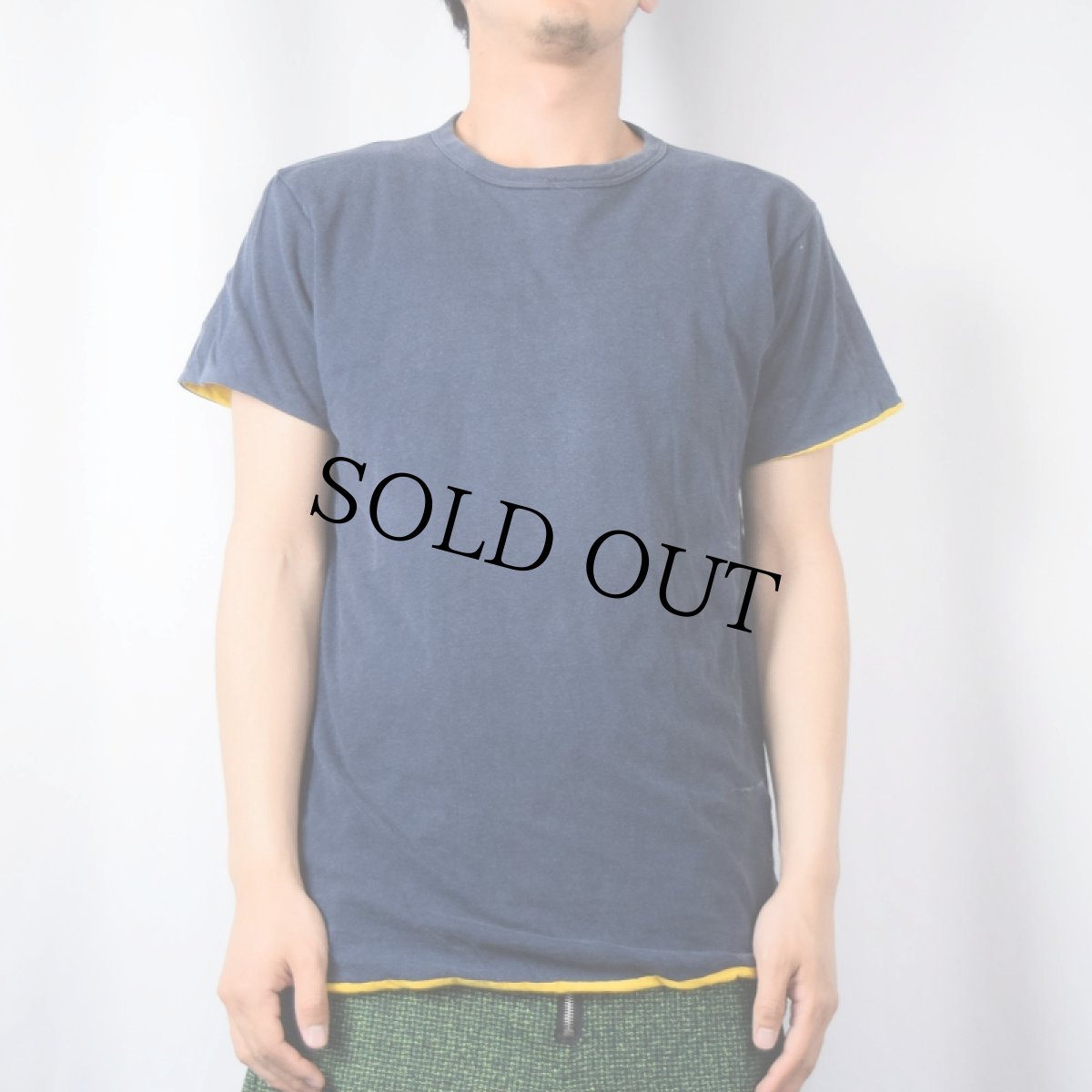 画像5: 80's Champion USA製 トリコタグ "CRH" ダブルフェイス リバーシブルTシャツ L (5)