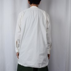 画像3: 40~50's Brohard-Rainer デタッチャブルカラー×マチ付き ドレスシャツ  (3)