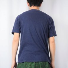 画像3: 70's Champion USA製 バータグ "NOTRE DAME" プリントTシャツ NAVY L (3)