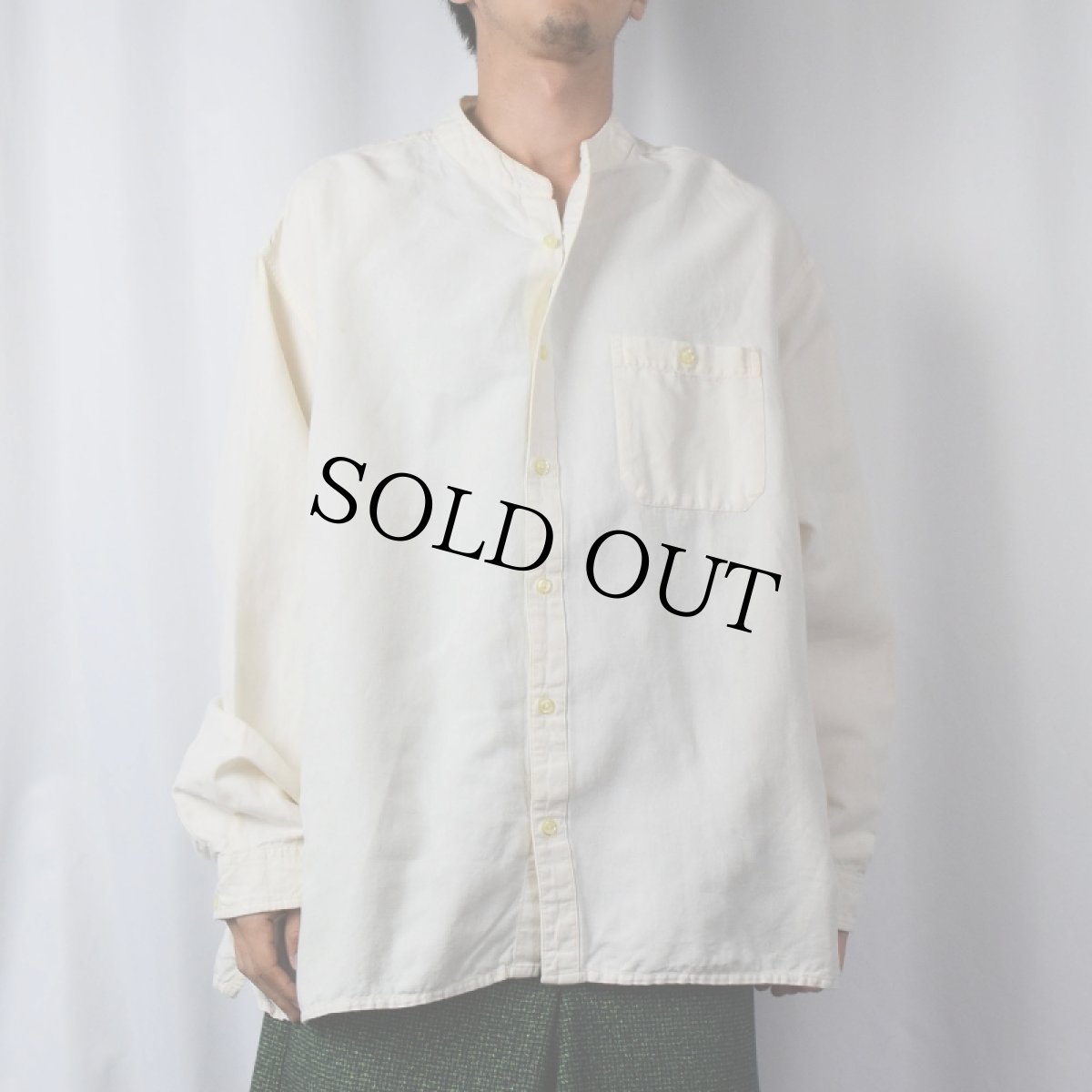 画像2: ORVIS バンドカラーシャツ (2)