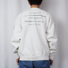 画像3: 【SALE】 90's "I'M A HAIRDRESSER!" USA製 メッセージプリントスウェット XL (3)