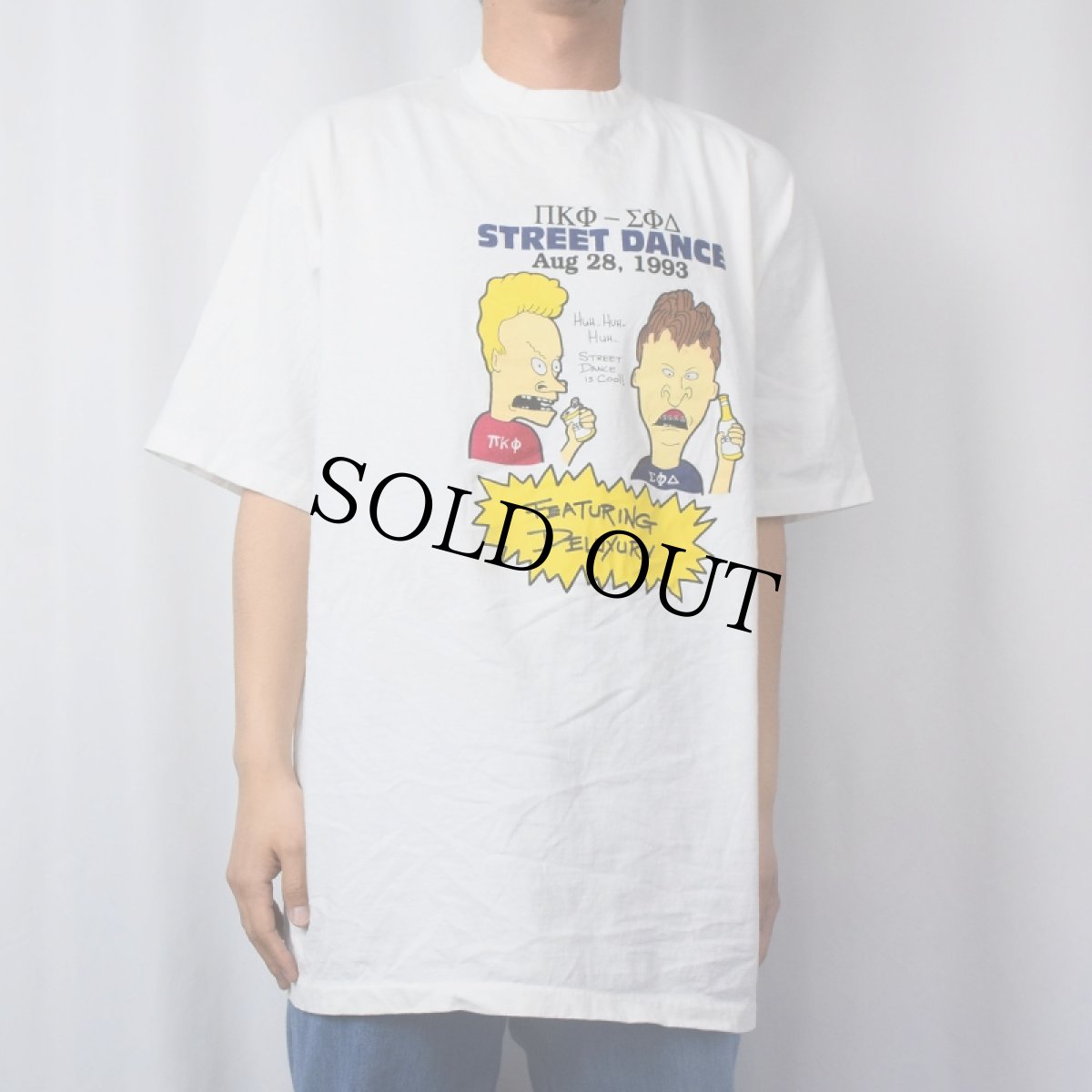 画像2: 90's BEAVIS AND BUTT-HEAD USA製 キャラクタープリントTシャツ XL (2)