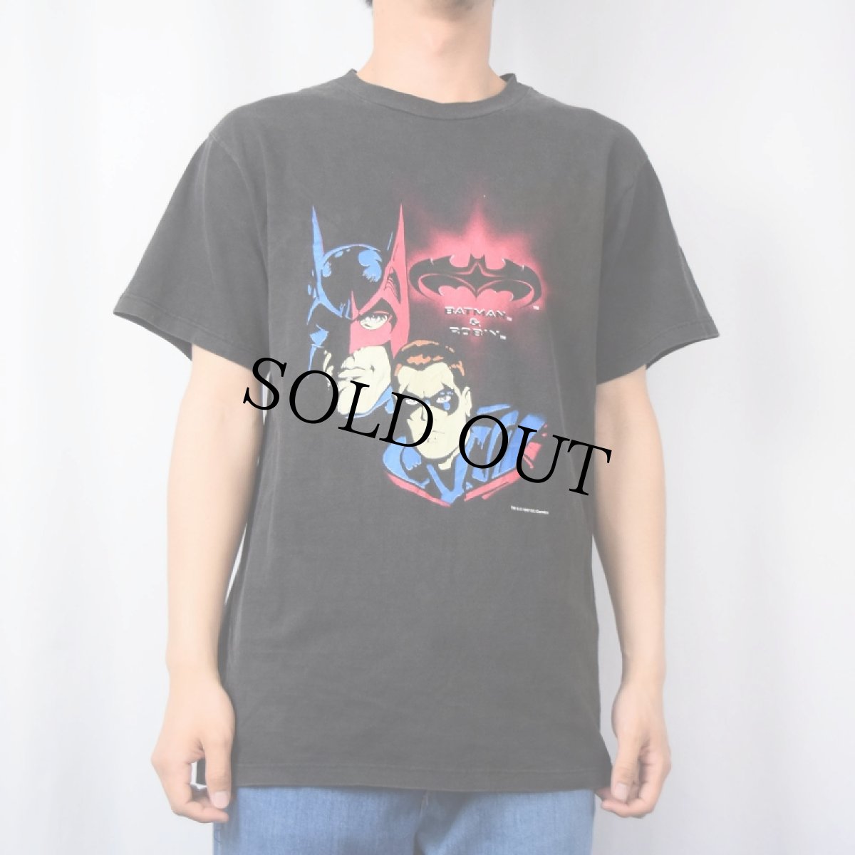 画像2: 90's〜 BATMAN & ROBIN キャラクタープリントTシャツ (2)