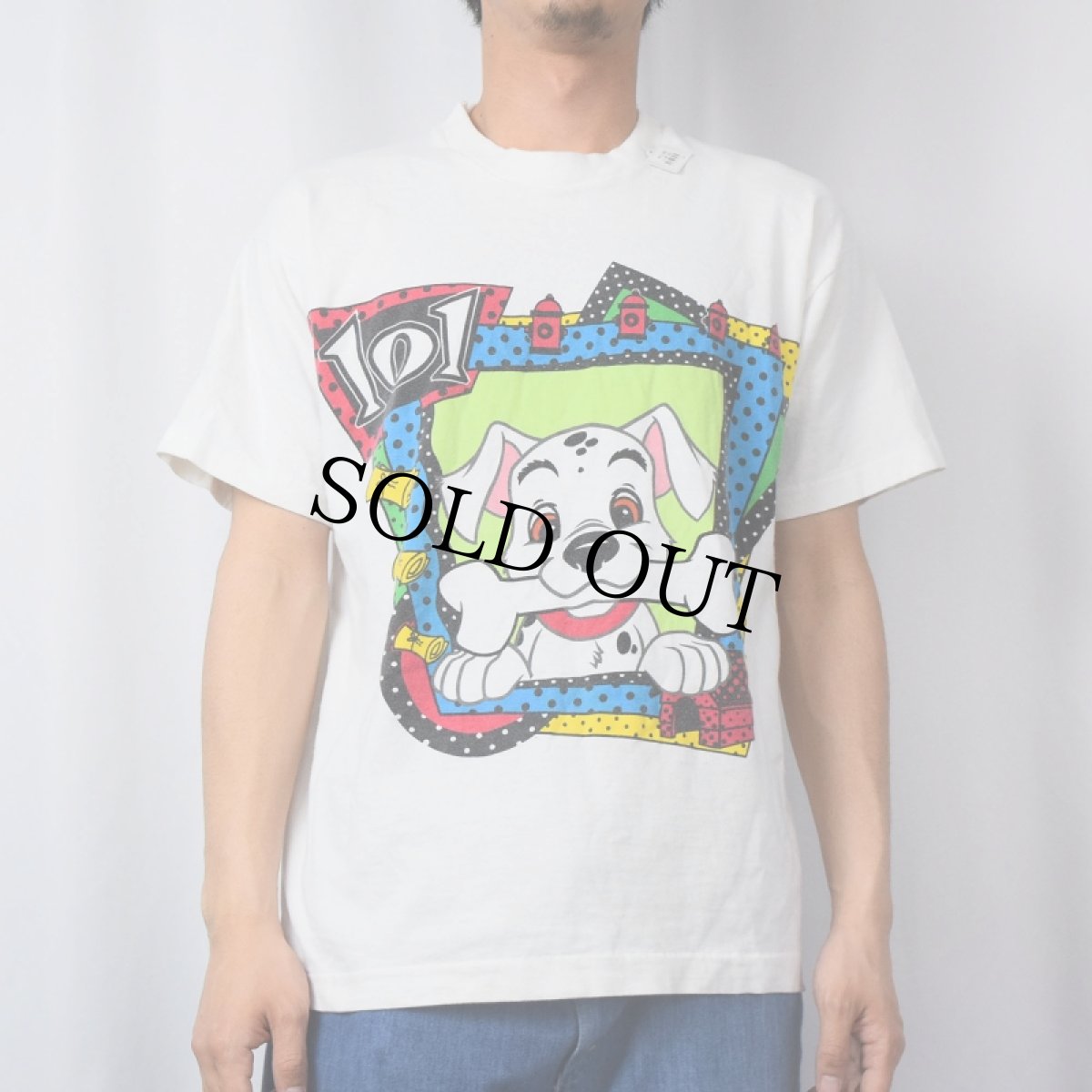 画像2: 90's Disney 101 DALMATIANS キャラクタープリントTシャツ (2)